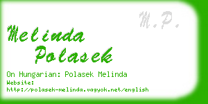 melinda polasek business card